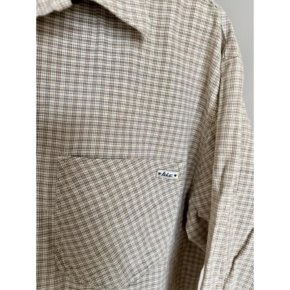 Vintage‎ 90's Hawaiian Island Creations Plaid Button Up Shirt Medium - Picture 6 of 8